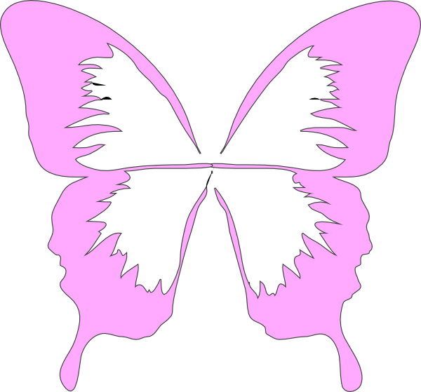 Butterfly Wings Clip Art at Clker 