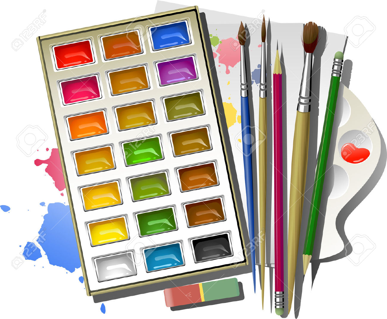 Watercolor Painting Clipart Clip Art Library