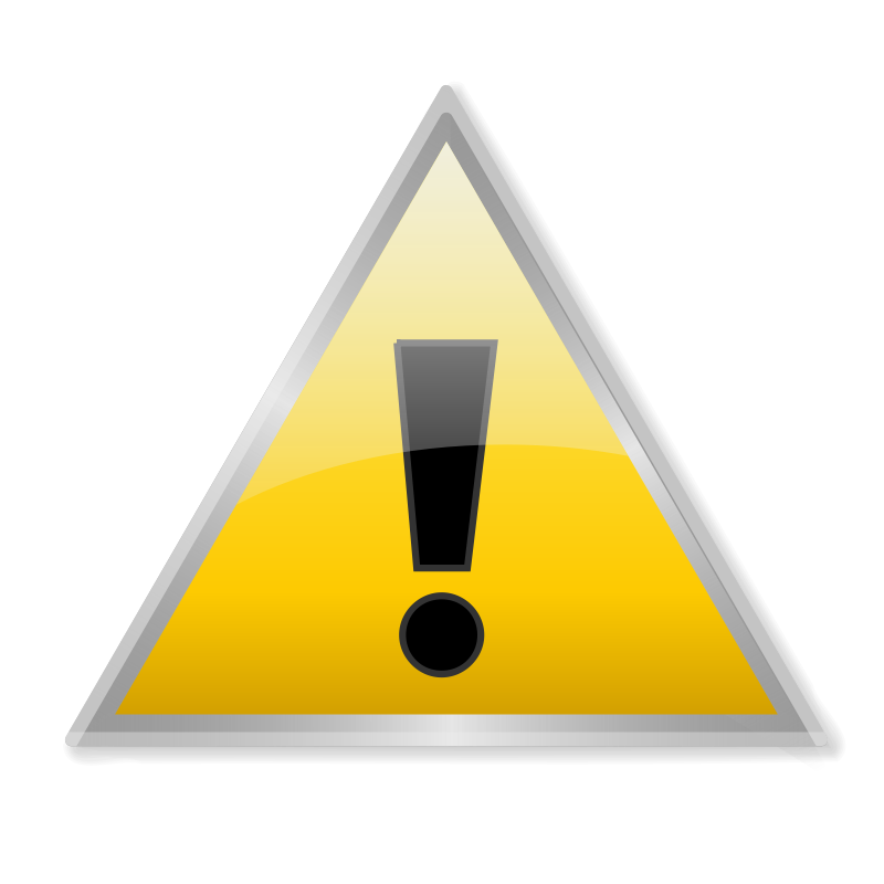 windows 7 warning icon - Clip Art Library