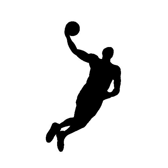 Basketball Silhouette Clipart 
