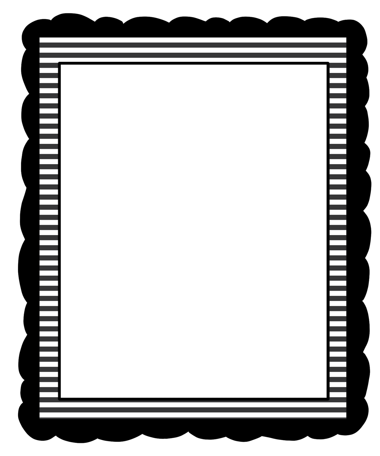 Stripe Frame Clipart 