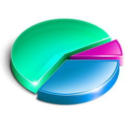 Pie Chart Icon, PNG ClipArt Image 