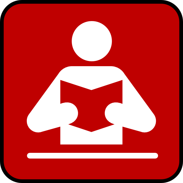 Reading Red Cliparts