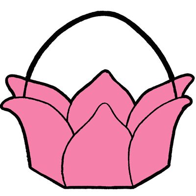 Valentine Basket Cliparts