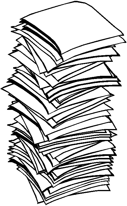 paper stack clip art - Clip Art Library