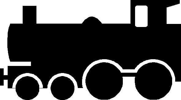 Simple Train Cliparts