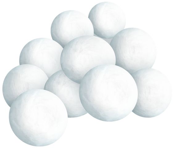 Pile of Snowballs PNG Image 