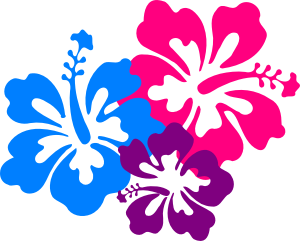 Tropical flower clip art 