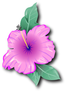 Tropical Flower Clipart 
