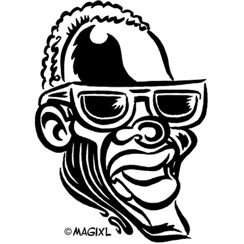easy ray charles drawings - Clip Art Library