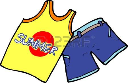 summer clothes clipart