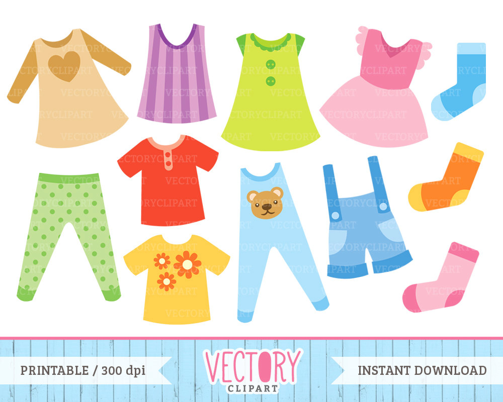 Design 20 of Summer Clothes Clipart For Kids
