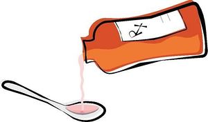 cough syrup clipart