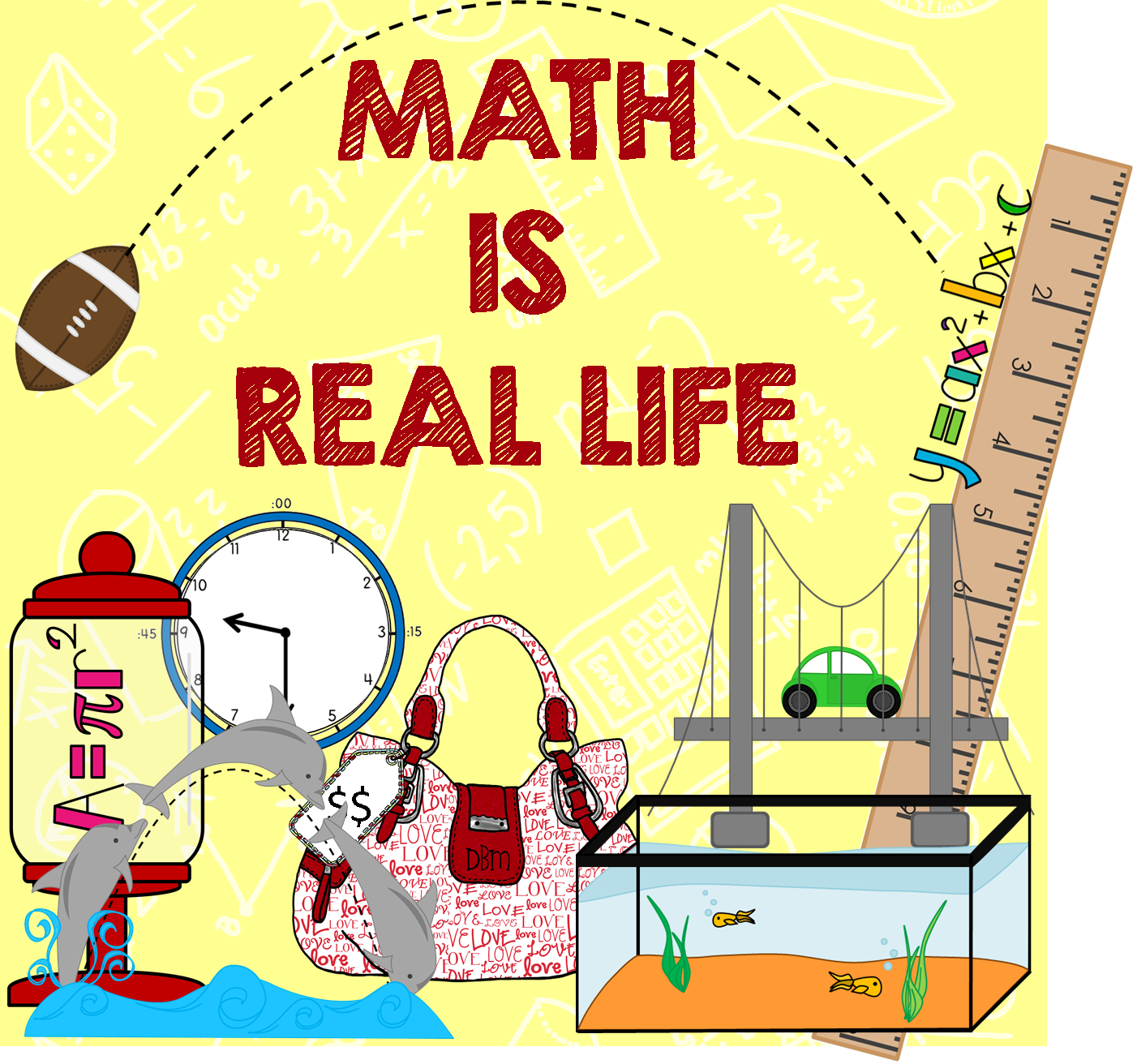 Real Life Math Clip Art Library