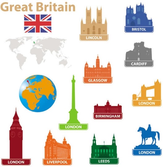 City landmarks silhouette vector palace blenheim palace chaziwosi 