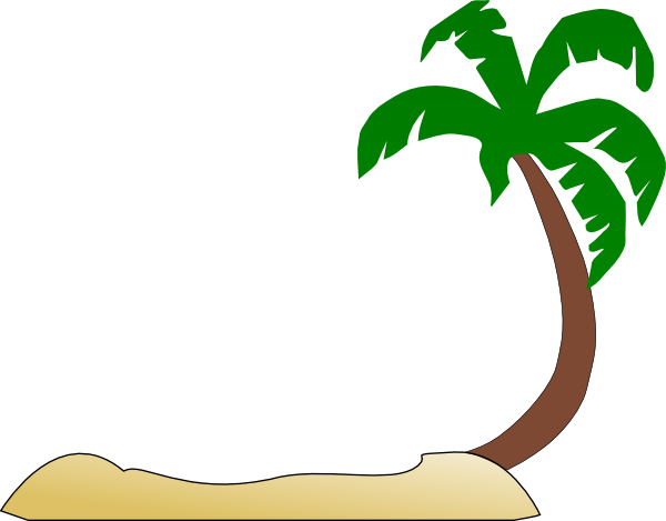Tropical Beach Clipart 