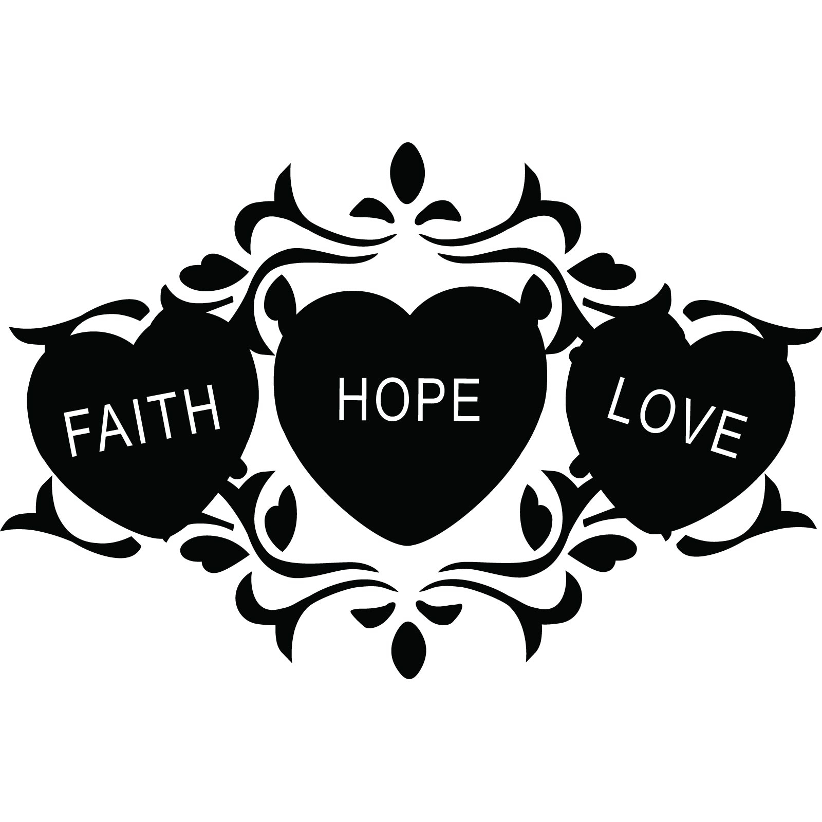Faith hope love clipart with jesus 