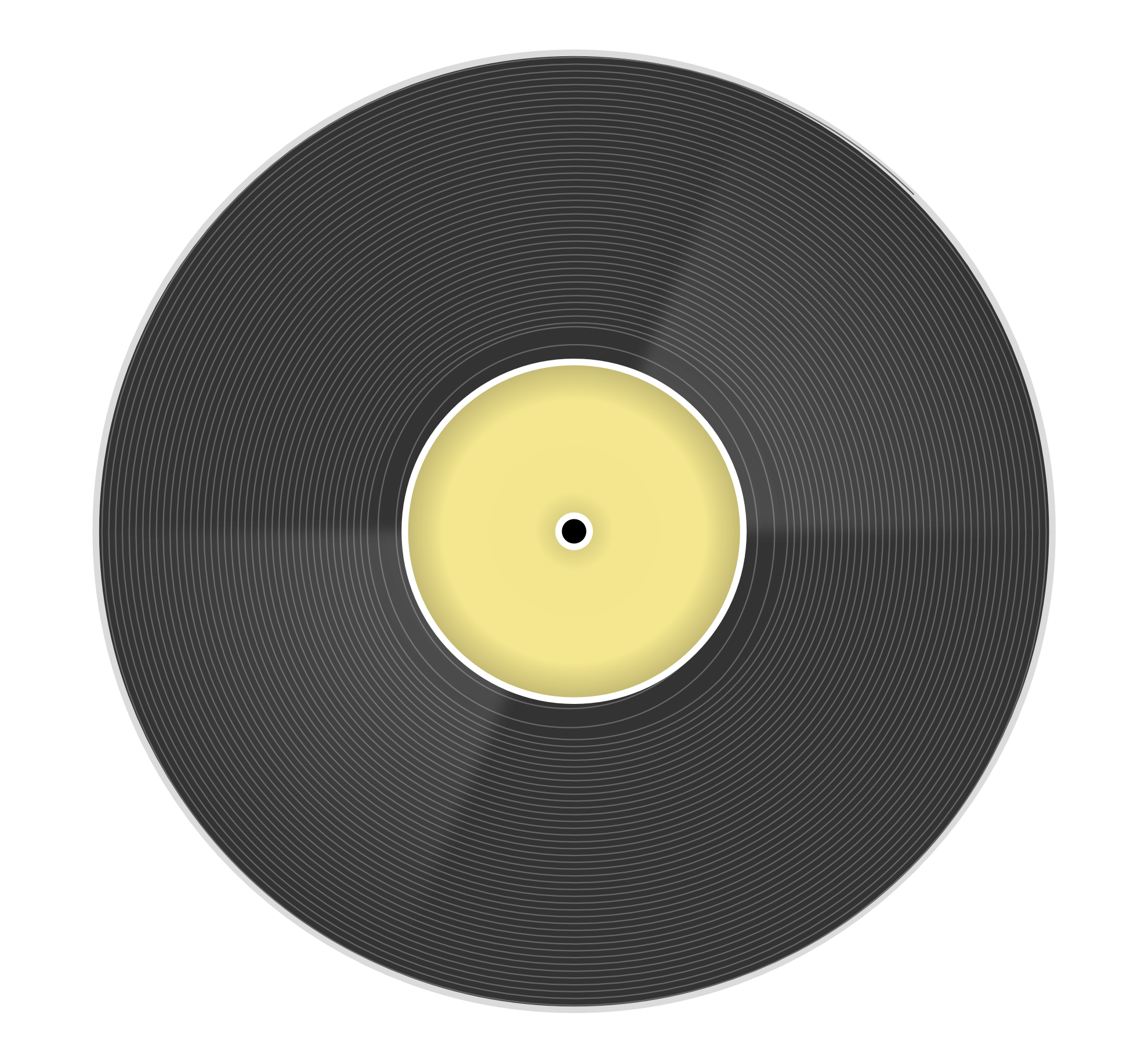 Clip Art: long play vinyl disc record clipartist ... 
