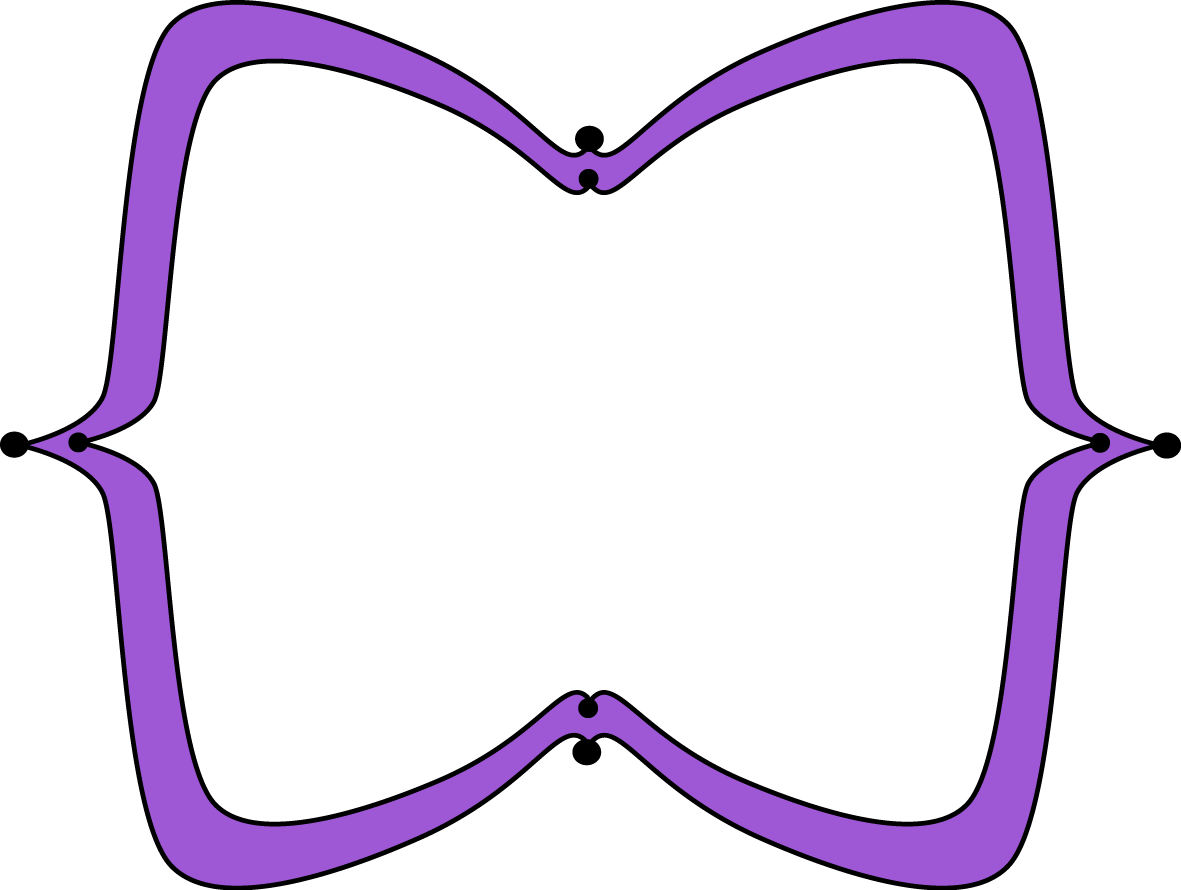 Purple Wide Pointy Frame 