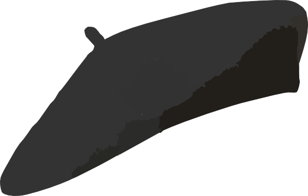 French Beret Clipart 