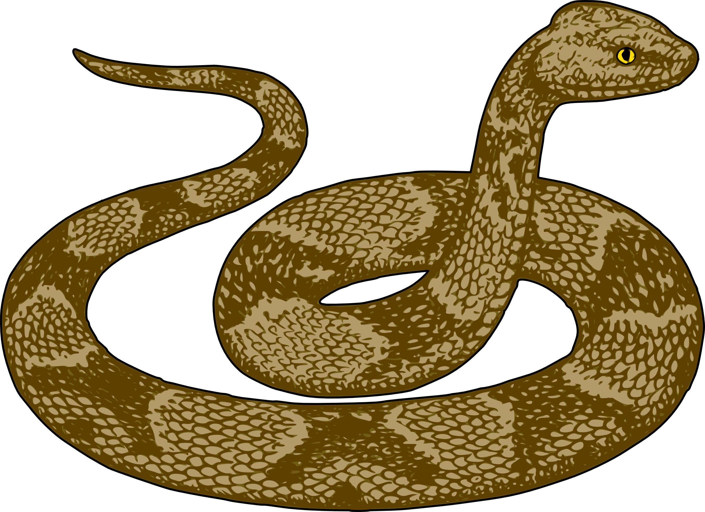 Clip art of a snake 