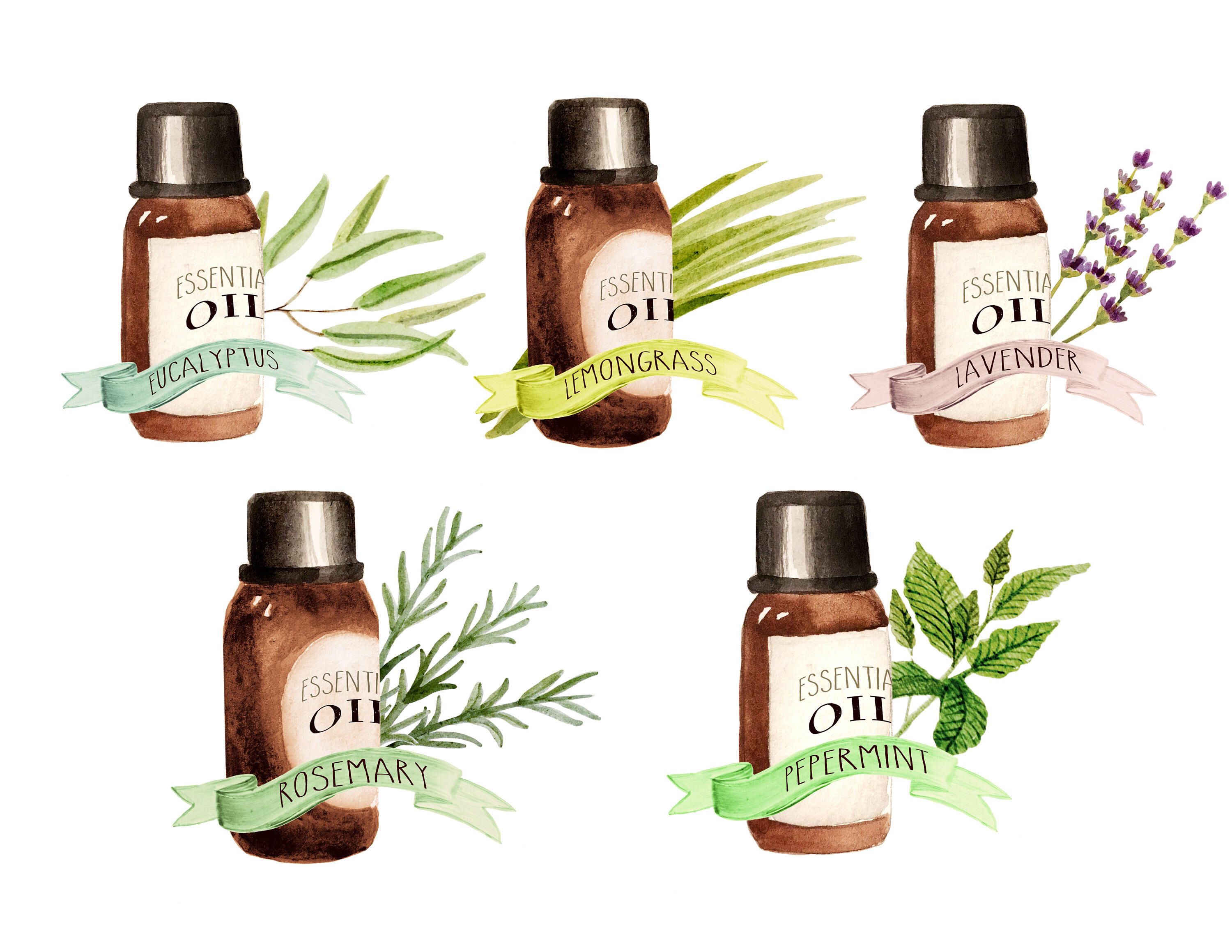 Essential Oils Clipart 