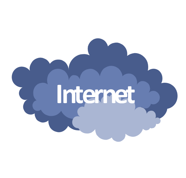 Internet Cloud Symbol Clipart 