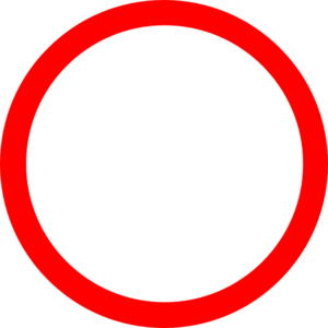 Red Circle Clipart 