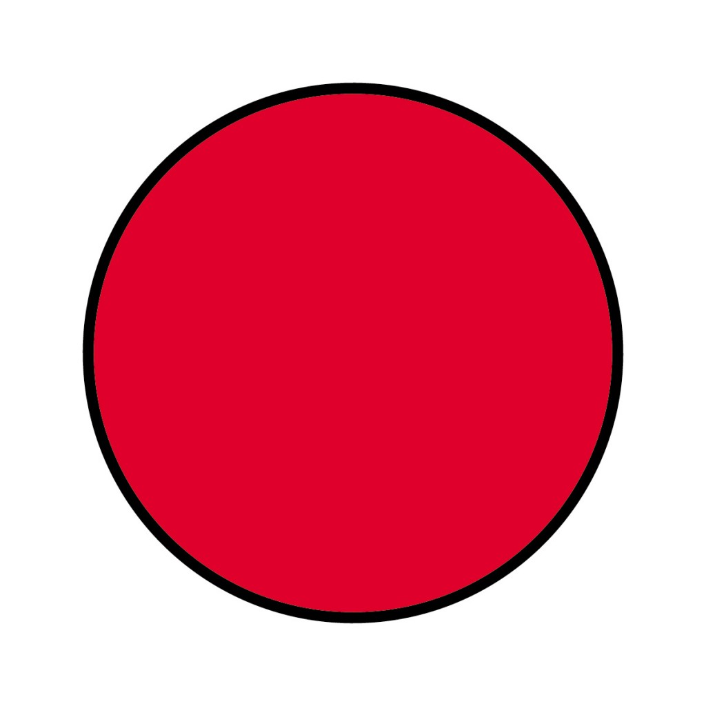 Red circle clip art 