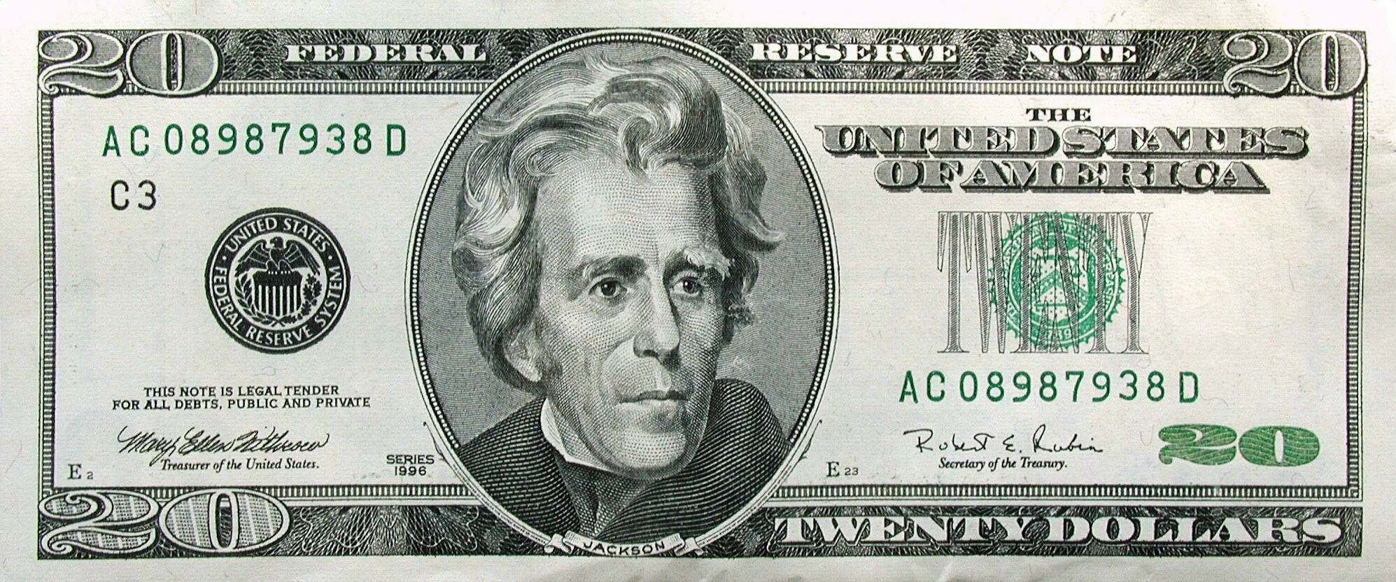 Printable 20 Dollar Bill - Printable World Holiday