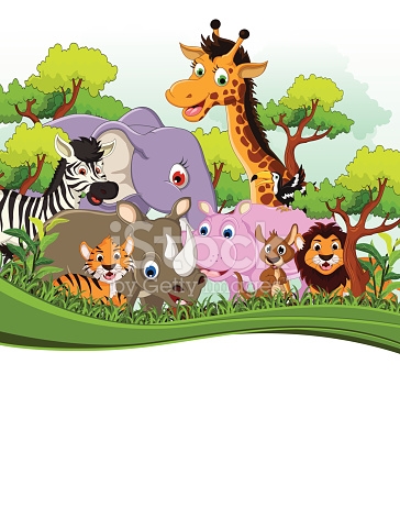 Animated Forest Cliparts
