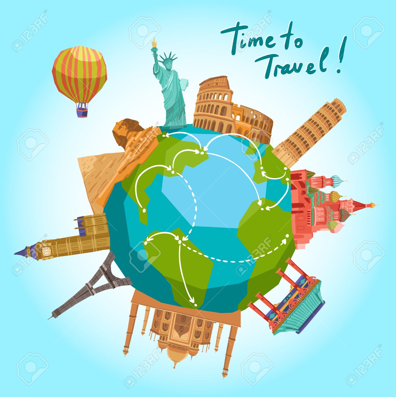 travel around the world clipart - Clip Art Library