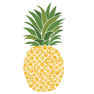 Pineapple clip art fourcoloringpages 