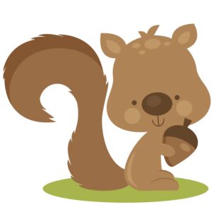 Squirrel Nursery Cliparts