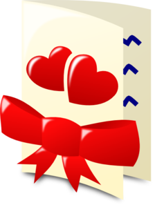 Valentine Card Clip Art at Clker 