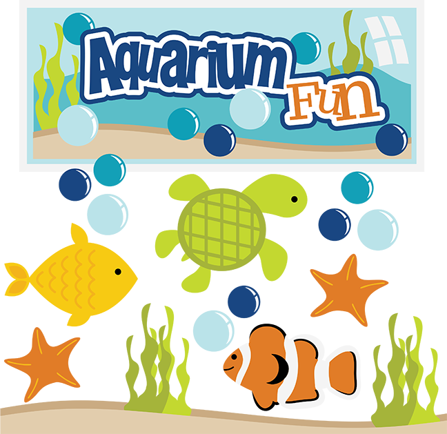 Turtle aquarium clipart 
