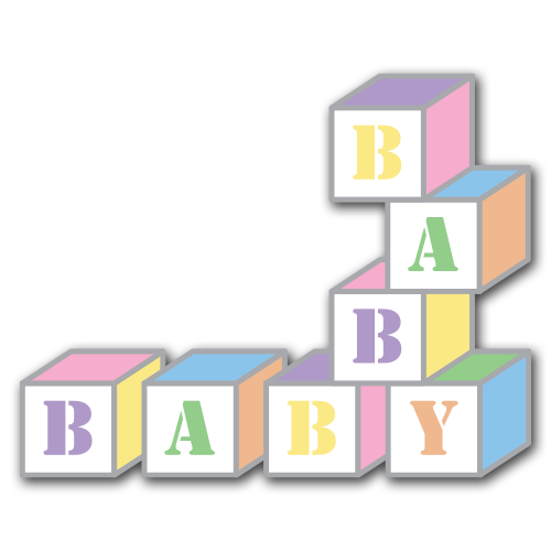 Baby Blocks Clip Art 
