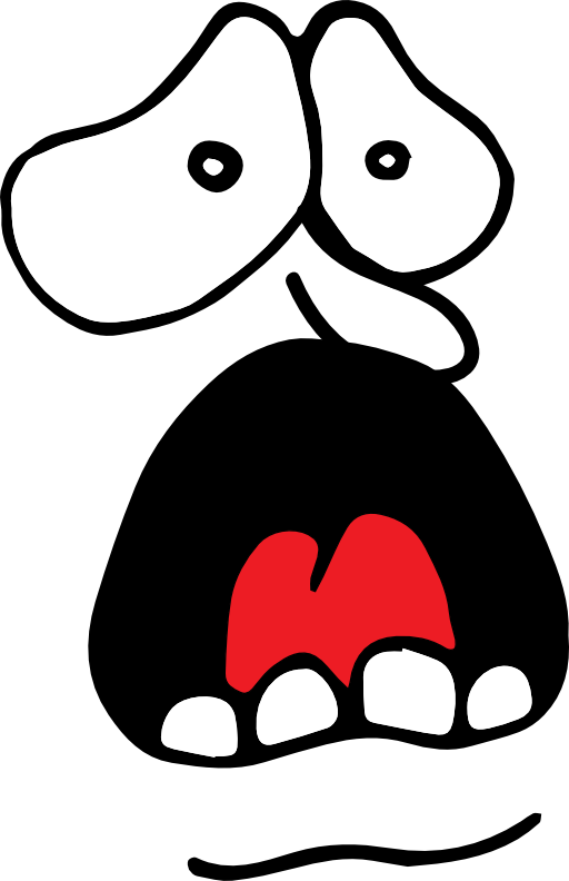 Animated clipart for screaming 