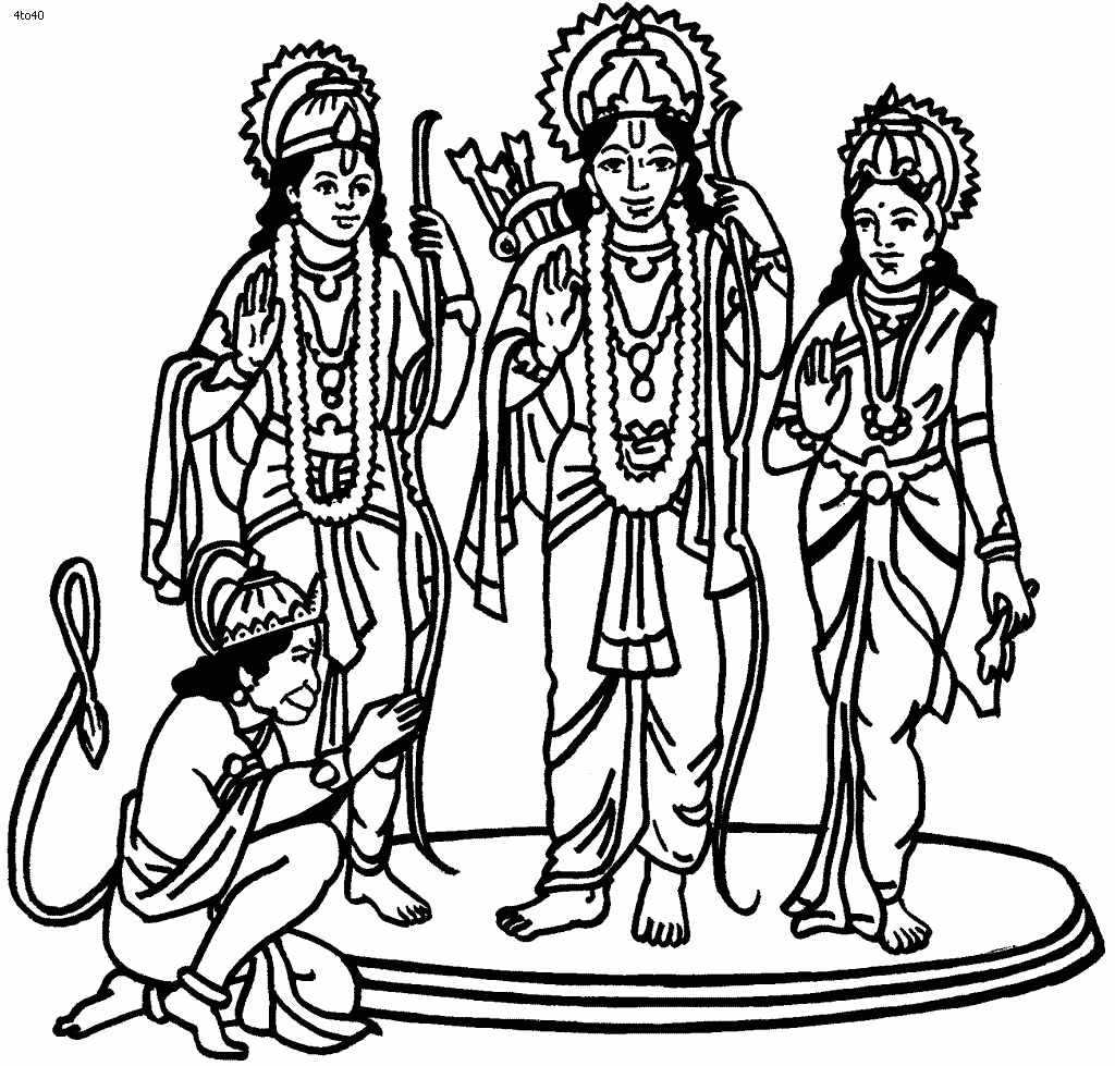 Shree Ram Sita and lakshman ji easy diwali drawing | Diwali Special Lord  Rama Vanvas Drawing - YouTube