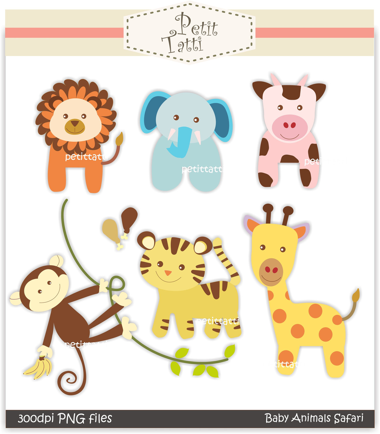 Free Baby Safari Cliparts, Download Free Baby Safari Cliparts png ...