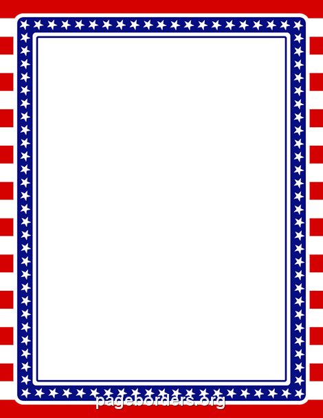 American flag beer can clipart 
