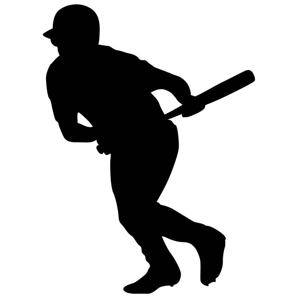 Silhouette Baseball Player 