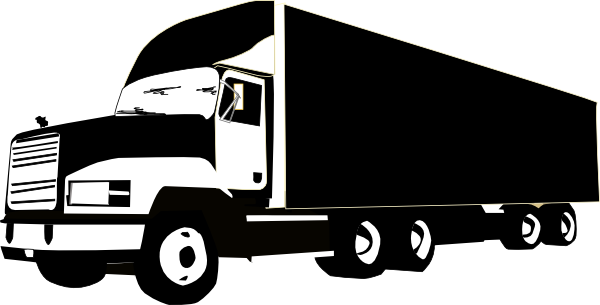 Transport truck clipart 