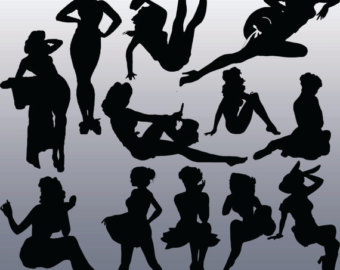 Free Bombshell Silhouette Cliparts, Download Free Bombshell Silhouette ...