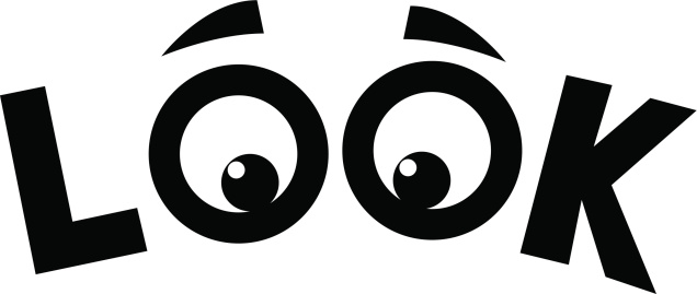 Look With Eyes Clipart 