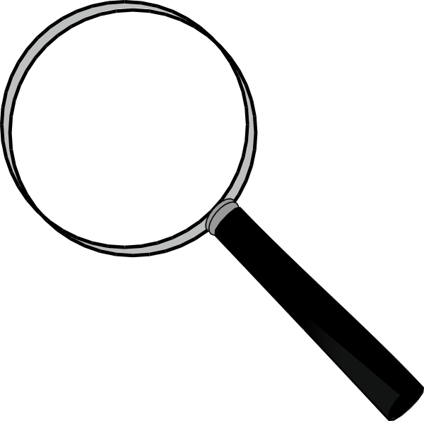 magnifying glass clip art 