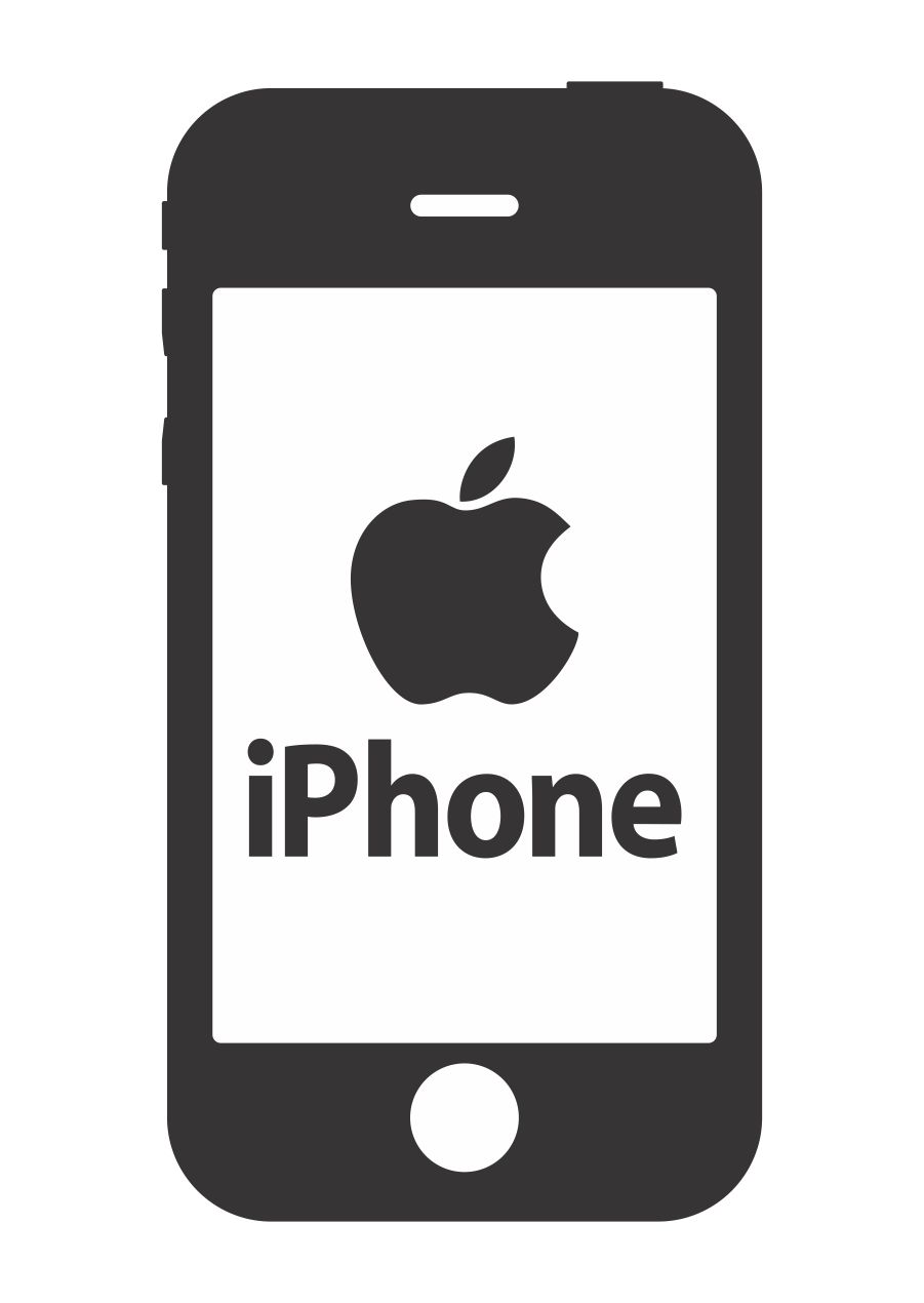 Iphone Mobile Logo Clipart 
