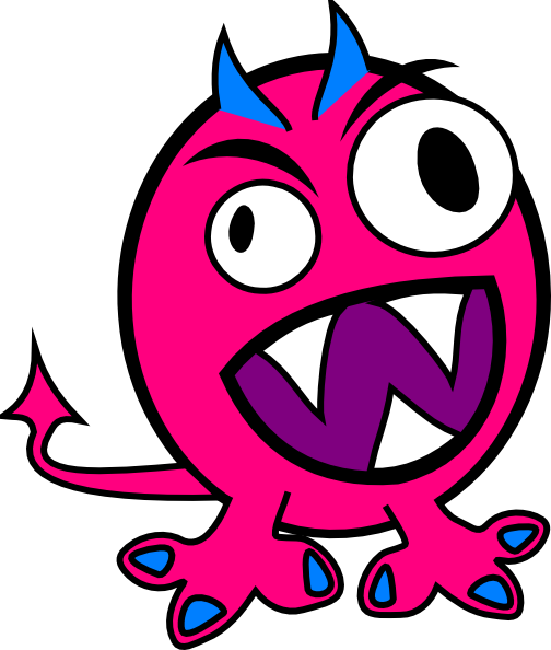Monster clip art clipart free microsoft 3 