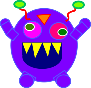 Monster clip art clipart free microsoft 3 