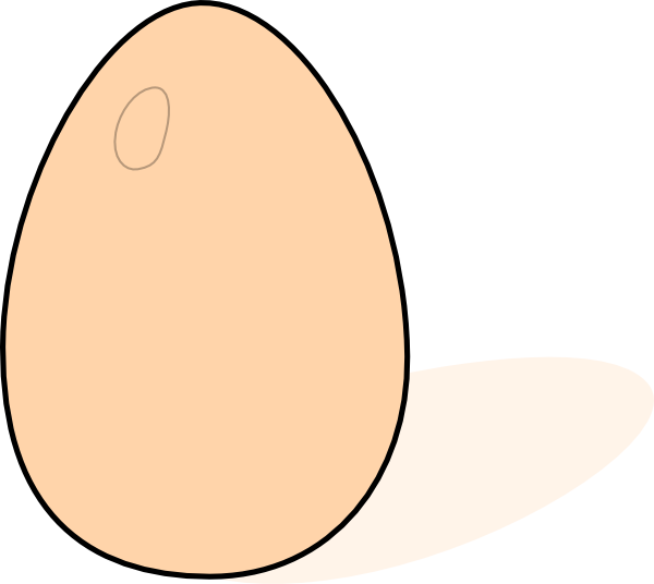 Brown Egg Clip Art at Clker 